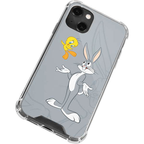 Looney Tunes Bugs Bunny Double iPhone 14 Plus Clear Case