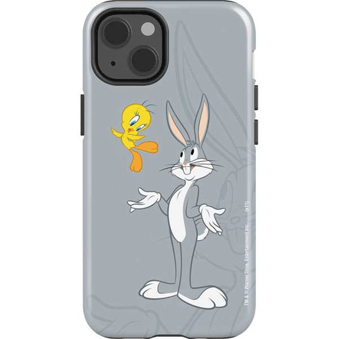 Looney Tunes Bugs Bunny Double iPhone 15 Impact Case