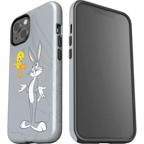 Looney Tunes Bugs Bunny Double iPhone 15 Impact Case