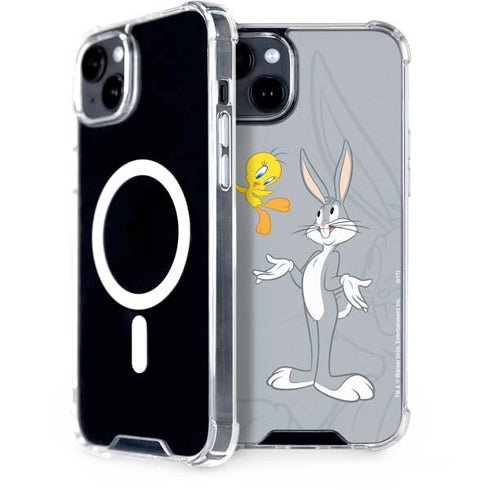 Looney Tunes Bugs Bunny Double iPhone 15 Plus MagSafe Case