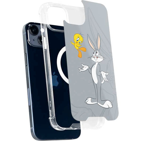 Looney Tunes Bugs Bunny Double iPhone 15 Plus MagSafe Case