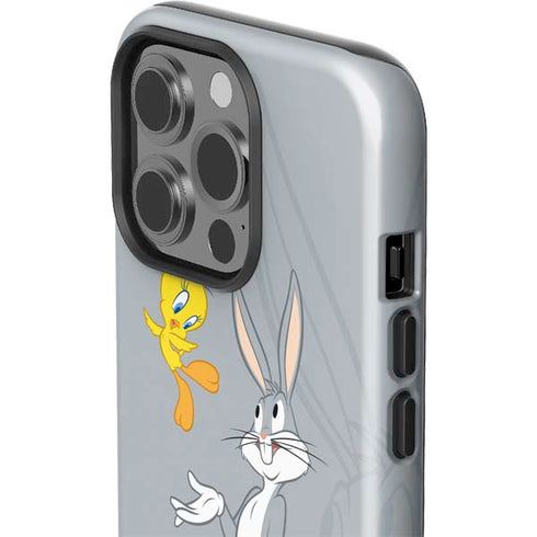 Looney Tunes Bugs Bunny Double iPhone 14 Pro Impact Case