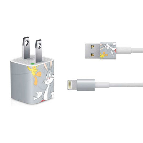 Looney Tunes Bugs Bunny Double iPhone Charger (5W USB) Skin