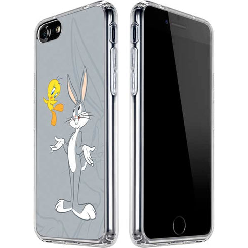 Looney Tunes Bugs Bunny Double iPhone SE (2nd & 3rd Gen) Clear Case