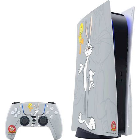 Looney Tunes Bugs Bunny Double PS5 Bundle Skin