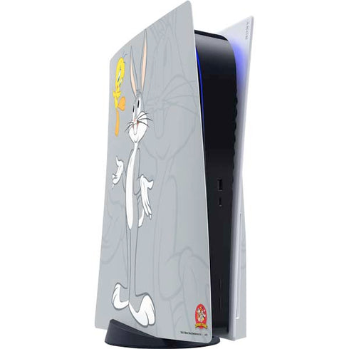 Looney Tunes Bugs Bunny Double PS5 Console Skin