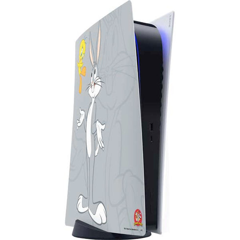 Looney Tunes Bugs Bunny Double PS5 Digital Edition Console Skin