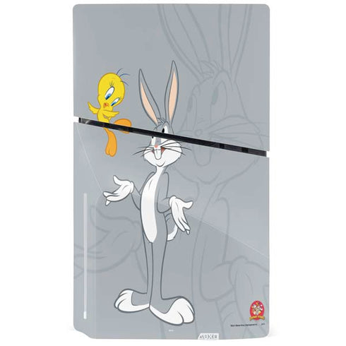 Looney Tunes Bugs Bunny Double PS5 Slim Disk Console Skin