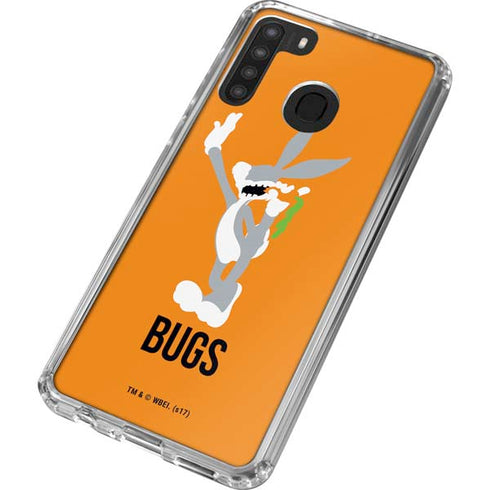 Looney Tunes Bugs Bunny Identity Galaxy A21 Clear Case