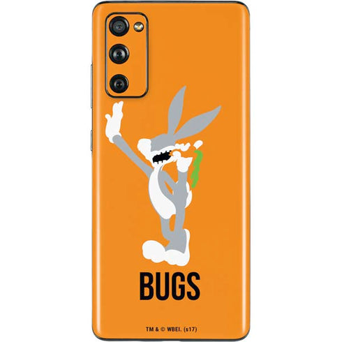 Looney Tunes Bugs Bunny Identity Galaxy S20 Fan Edition Skin