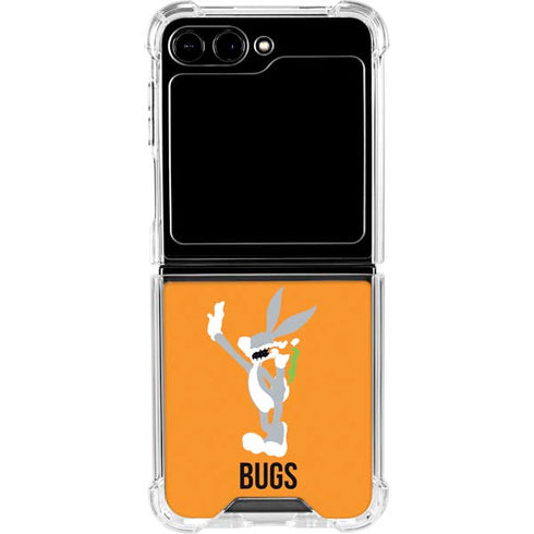 Looney Tunes Bugs Bunny Identity Galaxy Z Flip5 5G Clear Case