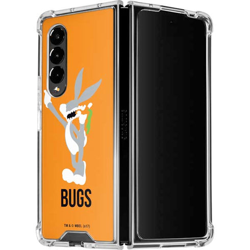 Looney Tunes Bugs Bunny Identity Galaxy Z Fold4 5G Clear Case