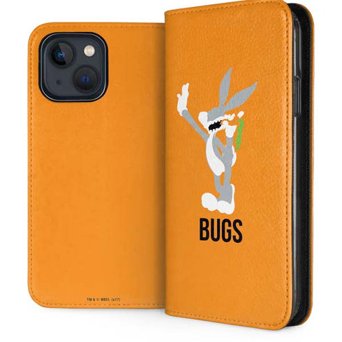 Looney Tunes Bugs Bunny Identity iPhone 15 Plus Folio Case
