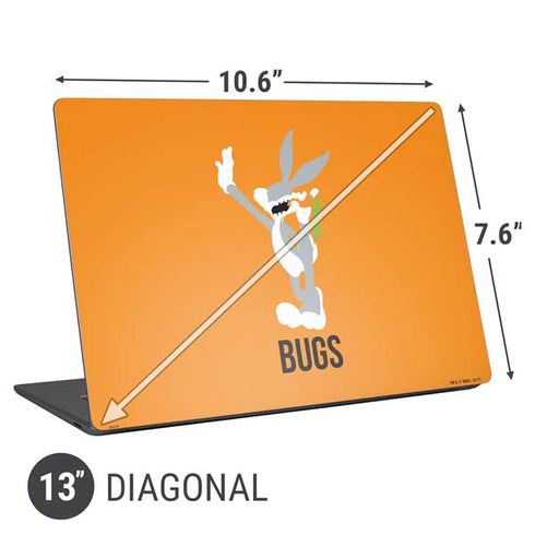 Looney Tunes Bugs Bunny Identity Universal Laptop 13in (10.6 x 7.6in) Skin