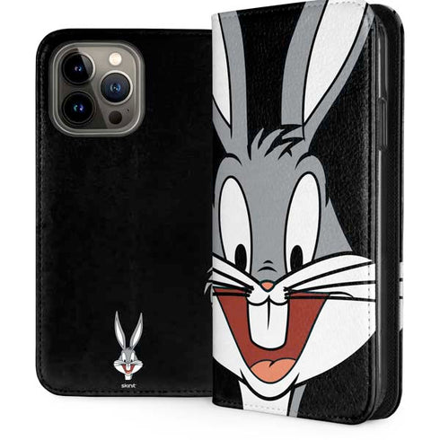 Looney Tunes Bugs Bunny iPhone 15 Pro Max Folio Case
