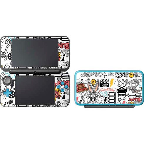 Looney Tunes Bugs Bunny Patches Nintendo 2DS XL (2017) Skin