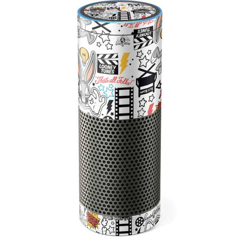Looney Tunes Bugs Bunny Patches Amazon Echo Skin
