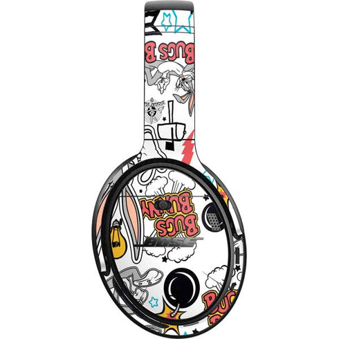 Looney Tunes Bugs Bunny Patches Bose QuietComfort 35 II Headphones Skin
