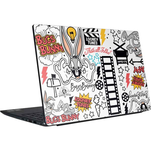 Looney Tunes Bugs Bunny Patches Dell Vostro Skin