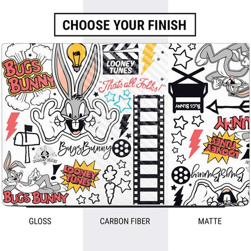 Looney Tunes Bugs Bunny Patches Dell Vostro Skin