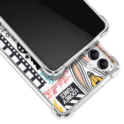 Looney Tunes Bugs Bunny Patches Galaxy A14 5G Clear Case