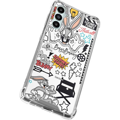 Looney Tunes Bugs Bunny Patches Galaxy A15 5G Clear Case