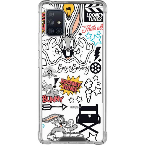Looney Tunes Bugs Bunny Patches Galaxy A51 5G Clear Case