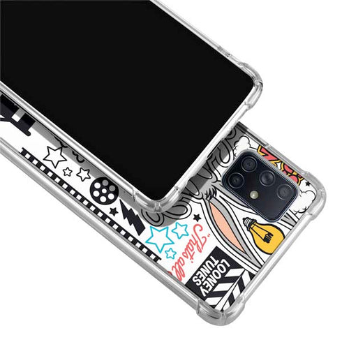 Looney Tunes Bugs Bunny Patches Galaxy A51 5G Clear Case
