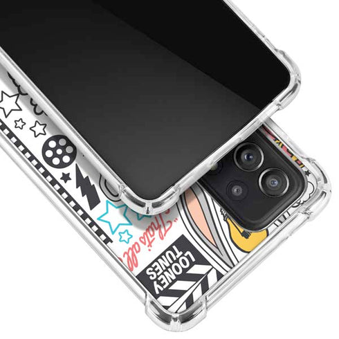 Looney Tunes Bugs Bunny Patches Galaxy A52 5G Clear Case