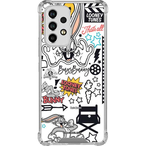 Looney Tunes Bugs Bunny Patches Galaxy A53 5G Clear Case