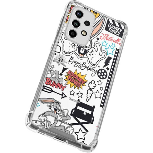 Looney Tunes Bugs Bunny Patches Galaxy A53 5G Clear Case