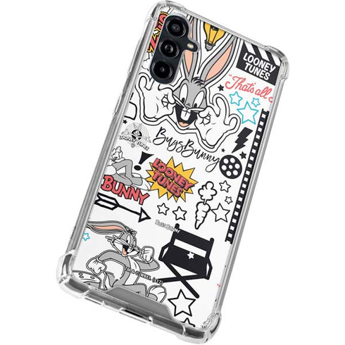 Looney Tunes Bugs Bunny Patches Galaxy A54 5G Clear Case