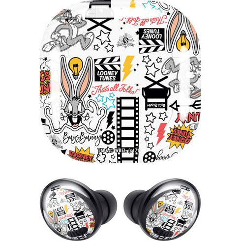 Looney Tunes Bugs Bunny Patches Galaxy Buds Pro Skin