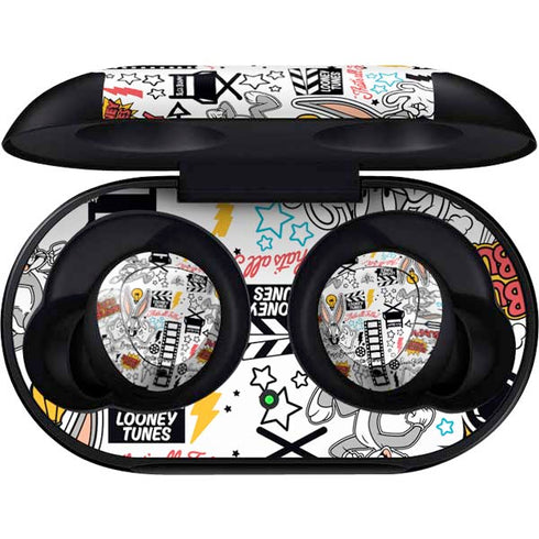 Looney Tunes Bugs Bunny Patches Galaxy Buds Skin