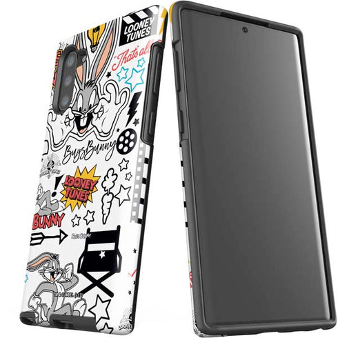 Looney Tunes Bugs Bunny Patches Galaxy Note 10 Pro Case