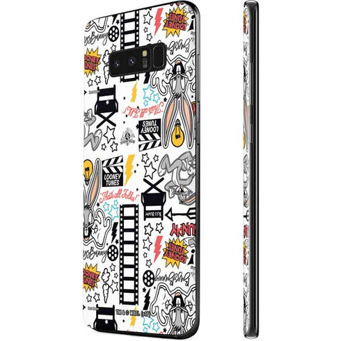 Looney Tunes Bugs Bunny Patches Galaxy Note 8 Skin