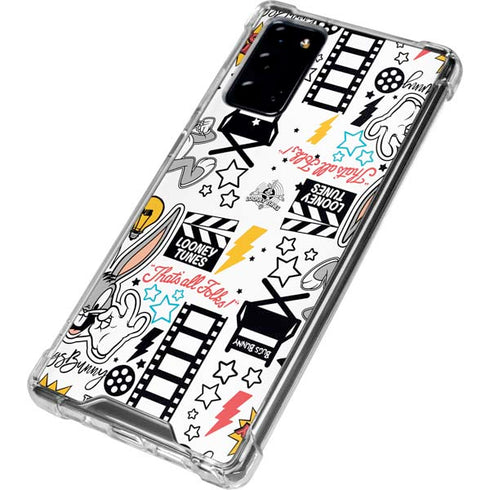 Looney Tunes Bugs Bunny Patches Galaxy Note20 5G Clear Case