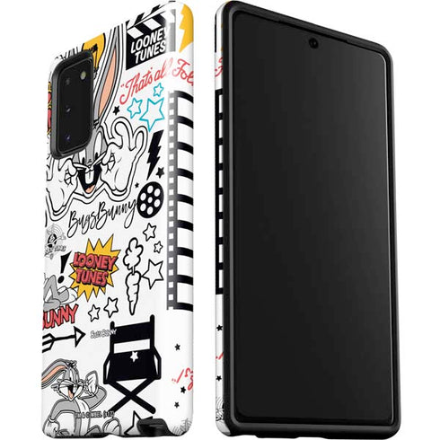 Looney Tunes Bugs Bunny Patches Galaxy Note20 5G Pro Case