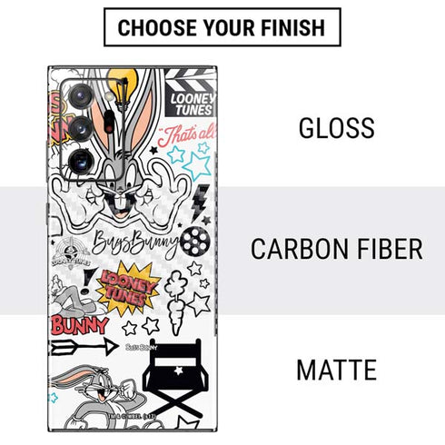 Looney Tunes Bugs Bunny Patches Galaxy Note20 Ultra 5G Skin