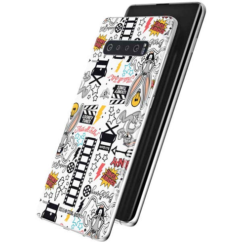 Looney Tunes Bugs Bunny Patches Galaxy S10 Skin