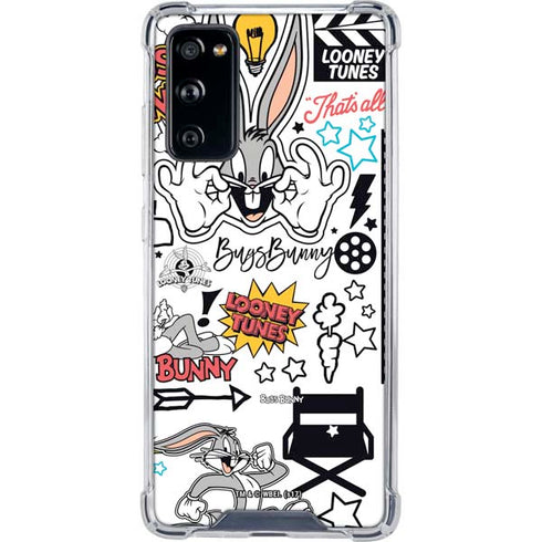 Looney Tunes Bugs Bunny Patches Galaxy S20 FE Clear Case