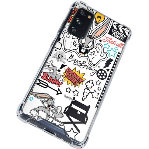 Looney Tunes Bugs Bunny Patches Galaxy S20 FE Clear Case