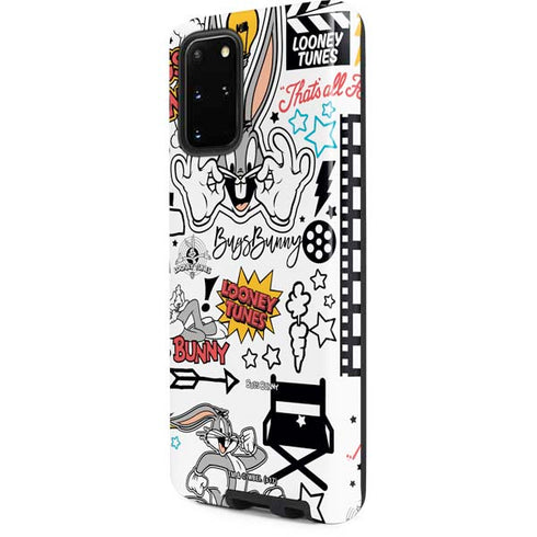 Looney Tunes Bugs Bunny Patches Galaxy S20 Plus Pro Case