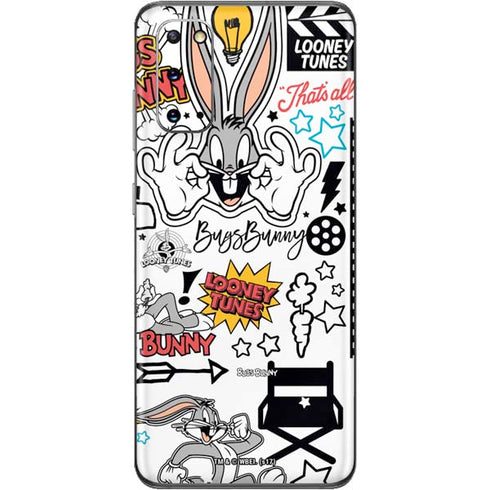 Looney Tunes Bugs Bunny Patches Galaxy S20 Skin