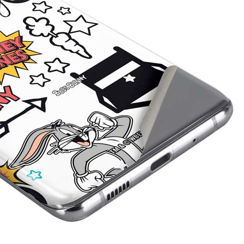 Looney Tunes Bugs Bunny Patches Galaxy S20 Skin