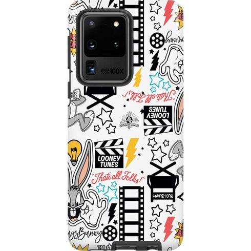 Looney Tunes Bugs Bunny Patches Galaxy S20 Ultra 5G Pro Case