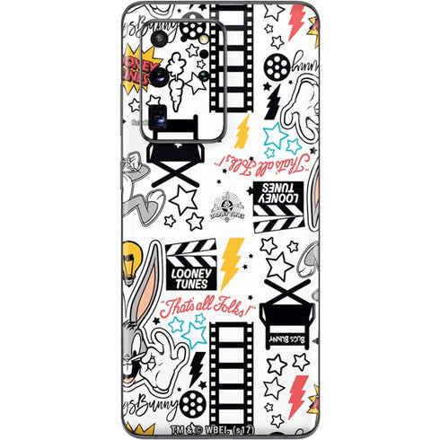 Looney Tunes Bugs Bunny Patches Galaxy S20 Ultra 5G Skin