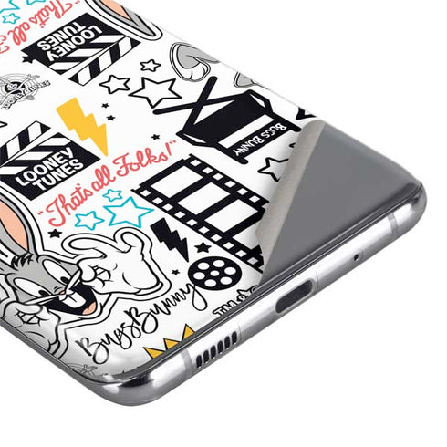 Looney Tunes Bugs Bunny Patches Galaxy S20 Ultra 5G Skin