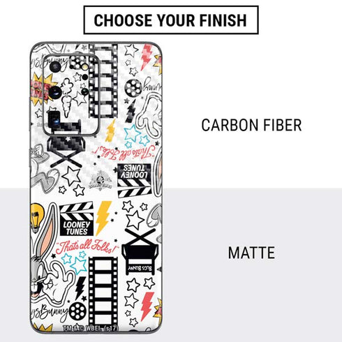 Looney Tunes Bugs Bunny Patches Galaxy S20 Ultra 5G Skin