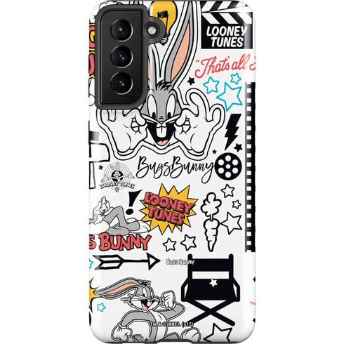 Looney Tunes Bugs Bunny Patches Galaxy S21 FE Pro Case